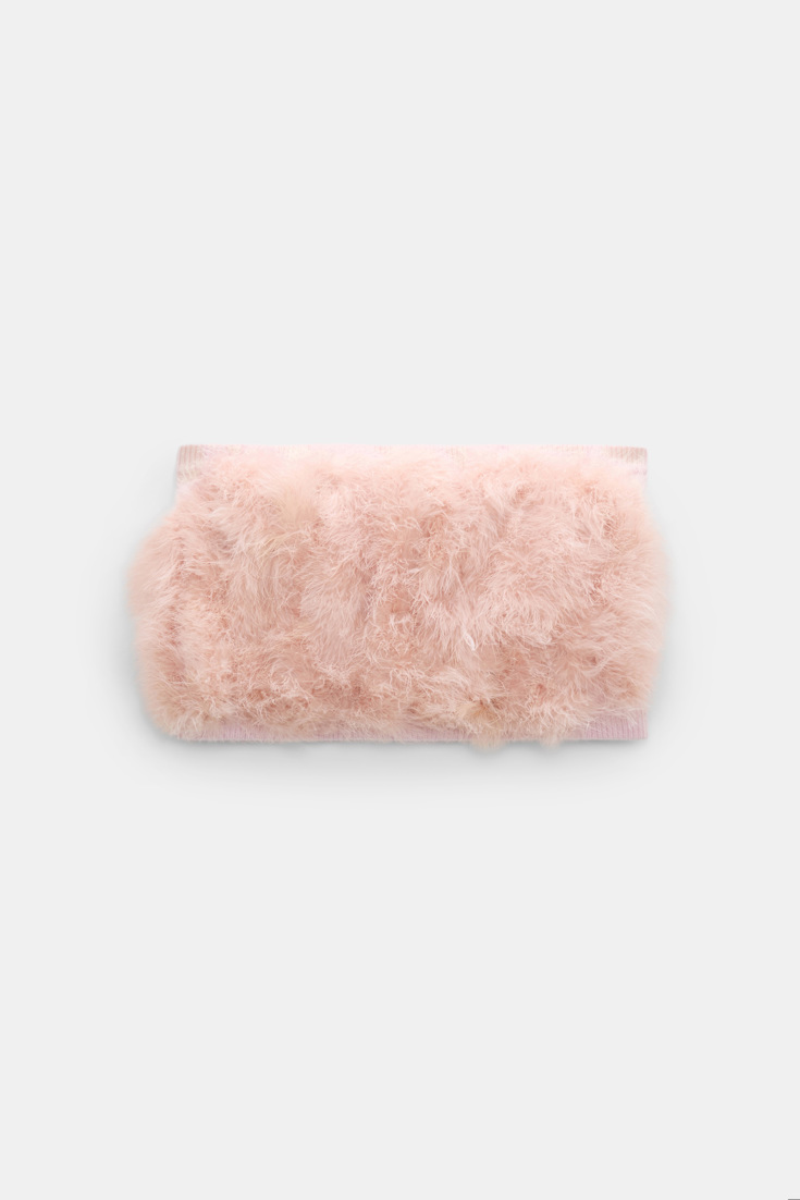 Dorothee Schumacher Feder-Accessoire aus Merino und Kaschmir powder