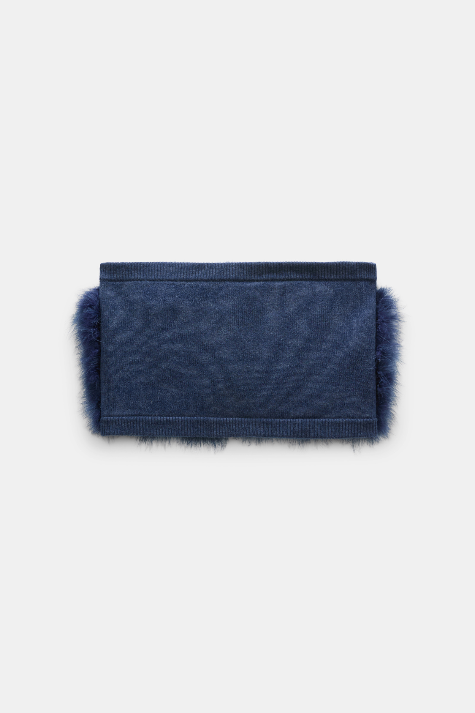 Dorothee Schumacher Feder-Accessoire aus Merino und Kaschmir blue night
