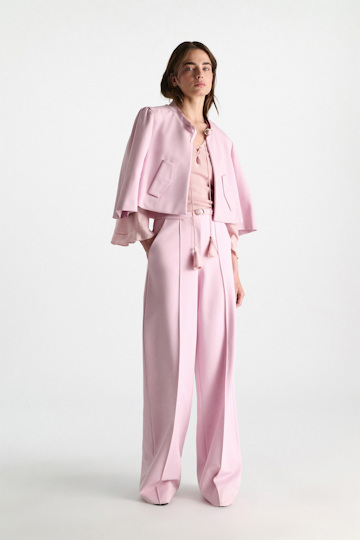 Dorothee Schumacher Pullover mit V-Ausschnitt powder