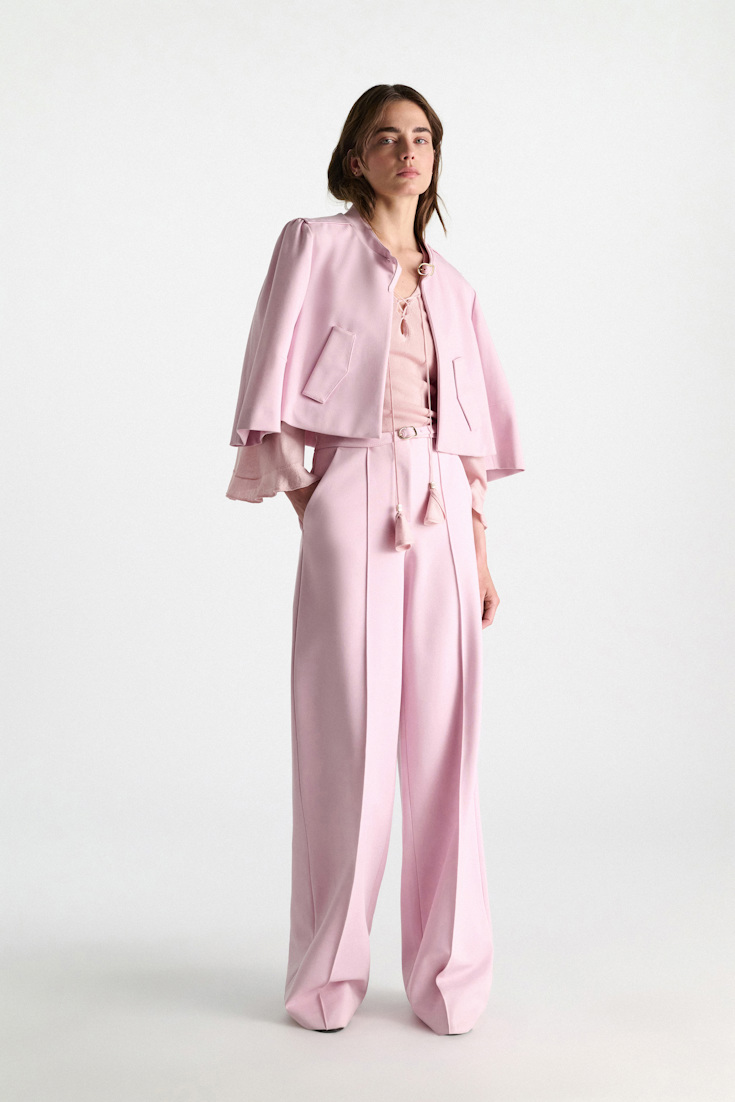 Dorothee Schumacher Pullover mit V-Ausschnitt powder