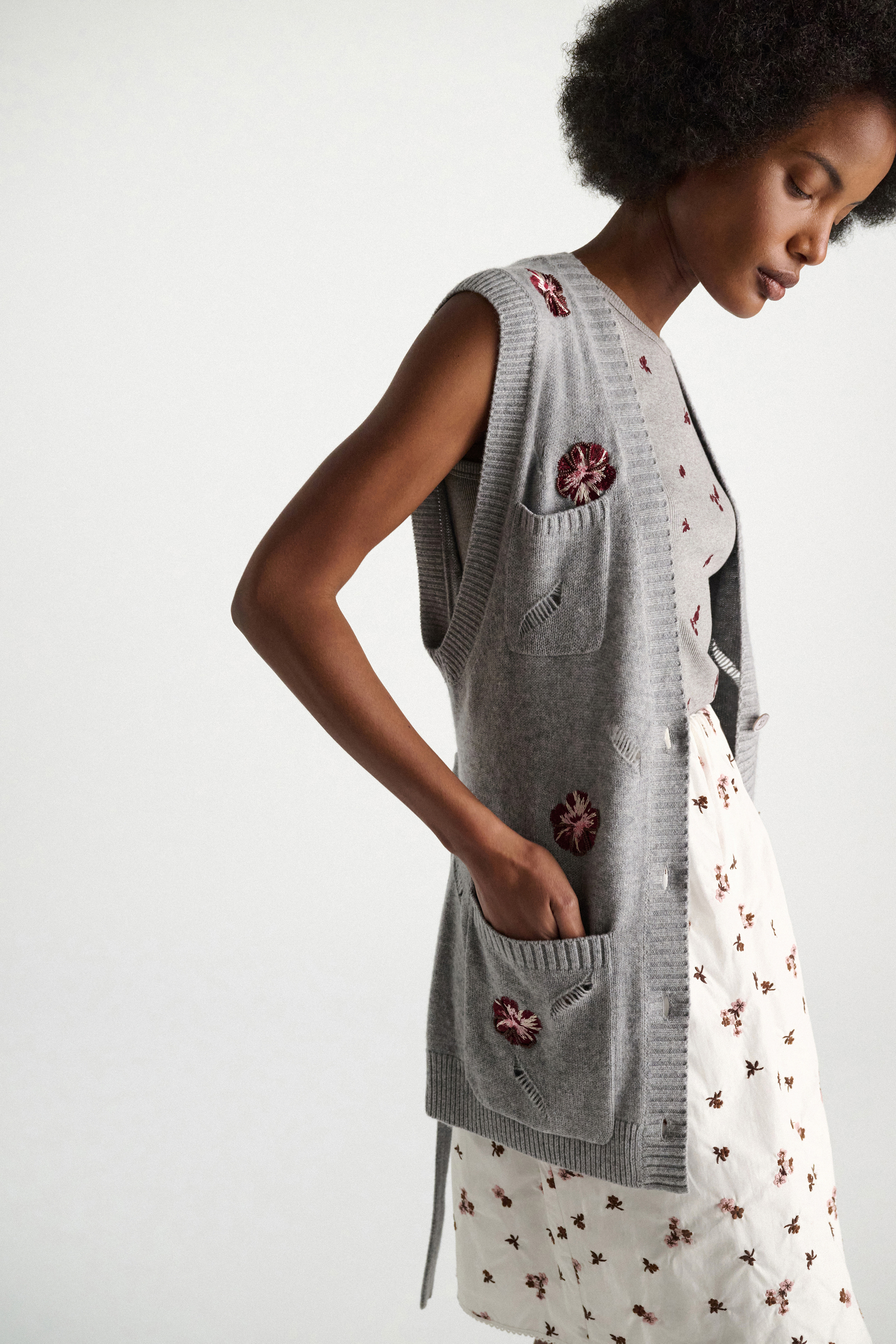 BLOOMING STATEMENTS gilet | Dorothee Schumacher