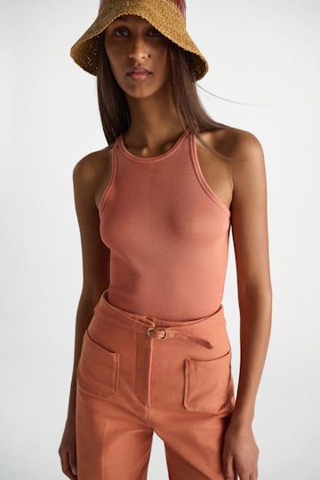 Dorothee Schumacher Top aus Baumwolle ginger