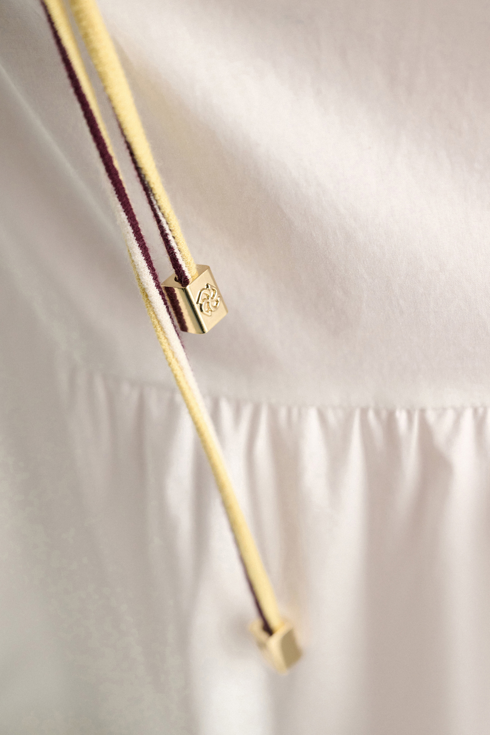 Dorothee Schumacher Long-sleeve striped polo with contrast collar jersey stripe