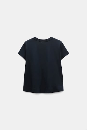 Dorothee Schumacher Flared Rundhalsshirt dark navy