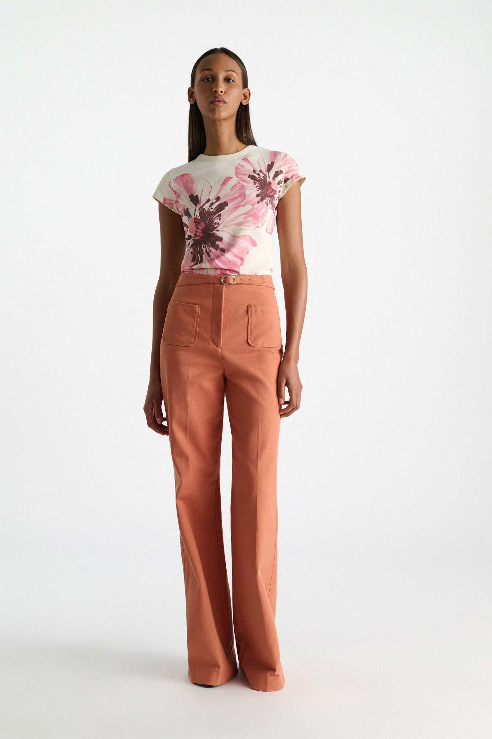 Dorothee Schumacher Baby-Tee Printshirt poppy flower pink