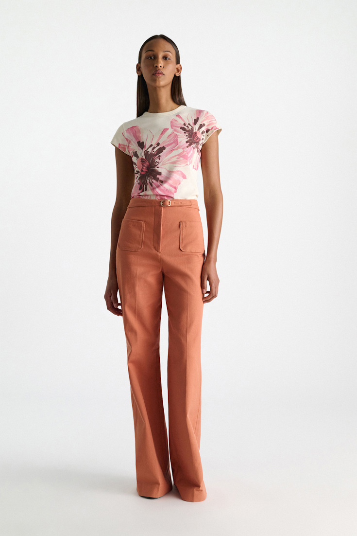 Dorothee Schumacher Baby-Tee Printshirt poppy flower pink