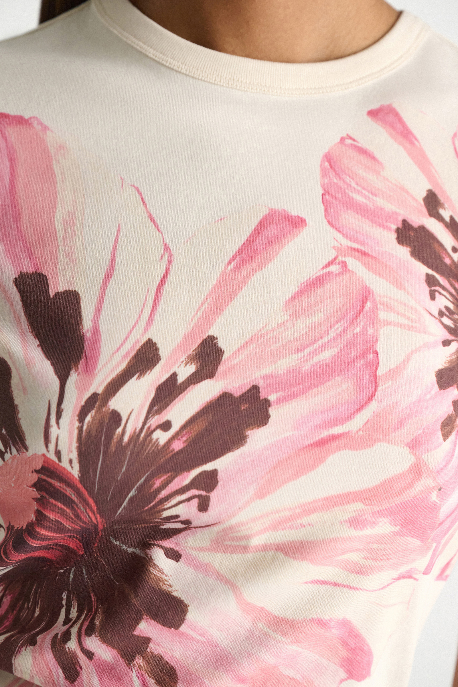 Dorothee Schumacher Baby-Tee Printshirt poppy flower pink