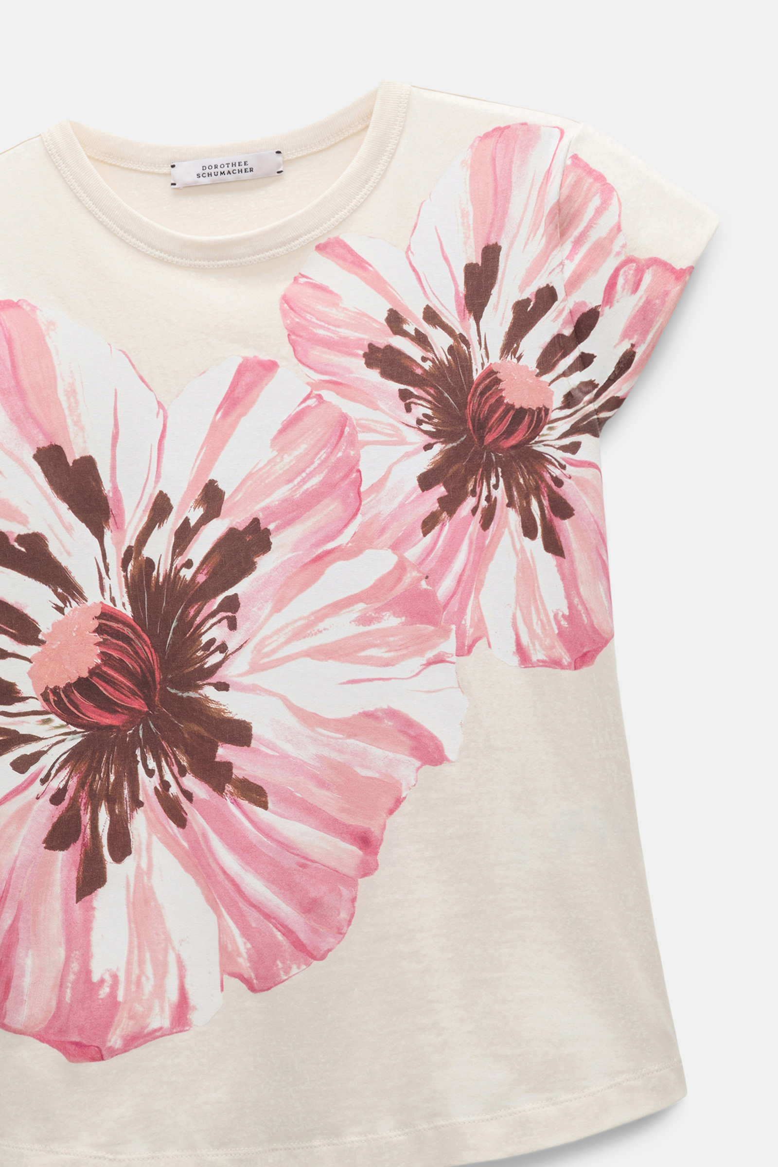 Dorothee Schumacher Baby-Tee Printshirt poppy flower pink