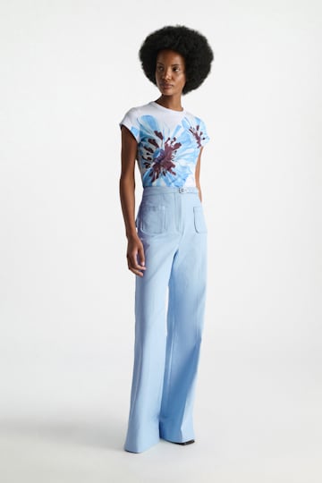 Dorothee Schumacher Baby-Tee Printshirt poppy flower blue