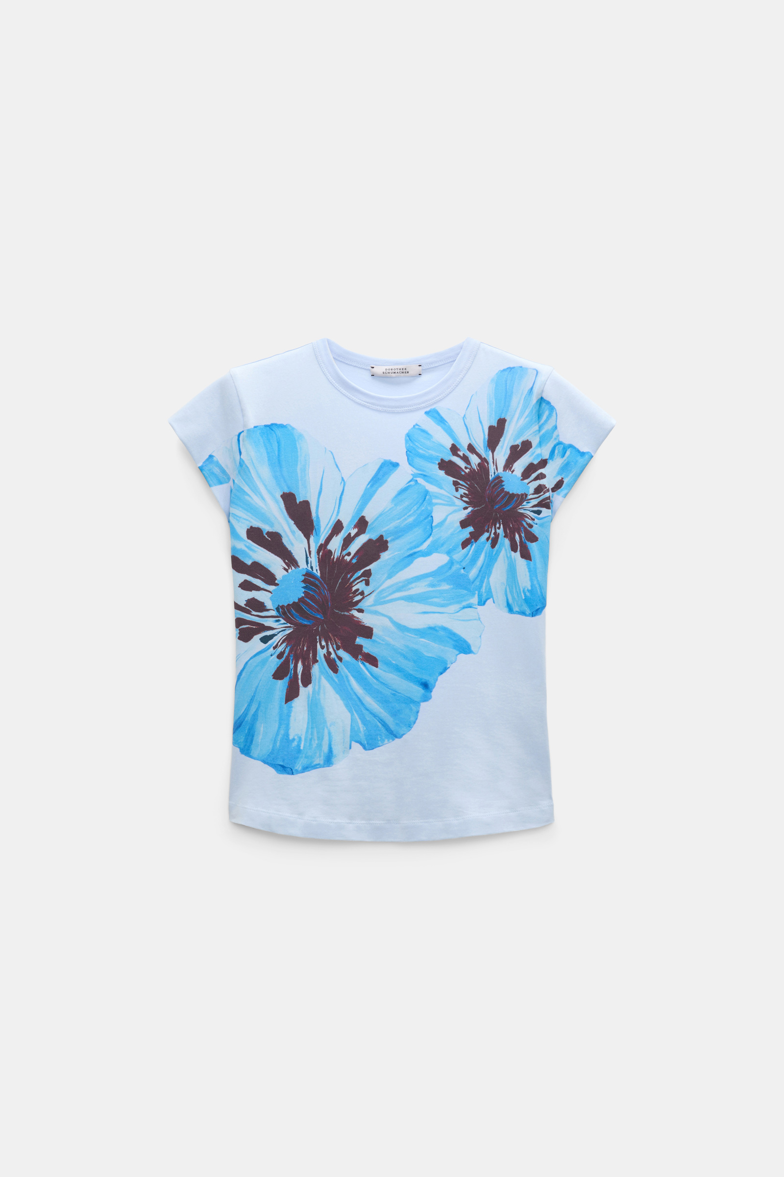 Dorothee Schumacher Baby-Tee Printshirt poppy flower blue