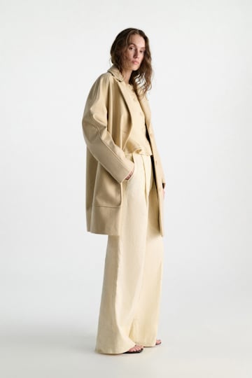 Dorothee Schumacher Linen-cotton pants champagner