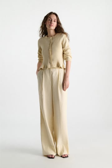 Dorothee Schumacher Linen-cotton pants champagner