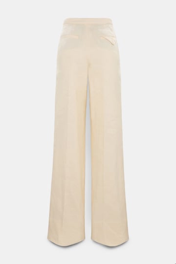 Dorothee Schumacher Linen-cotton pants champagner