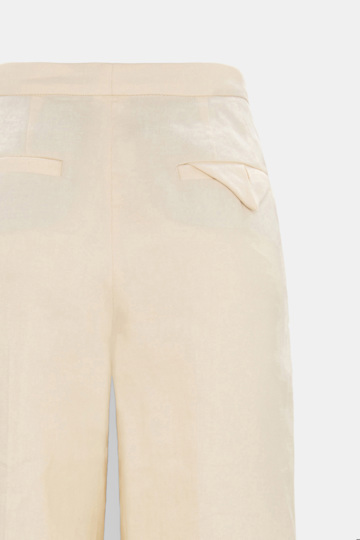 Dorothee Schumacher Linen-cotton pants champagner