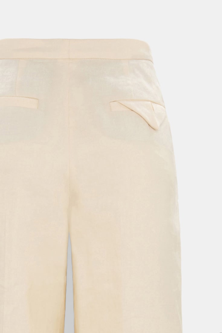 Dorothee Schumacher Linen-cotton pants champagner