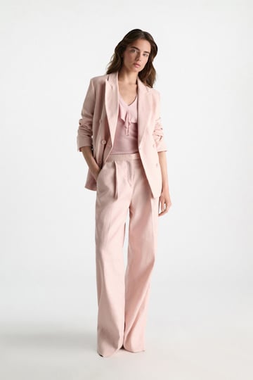 Dorothee Schumacher Linen-cotton pants powder