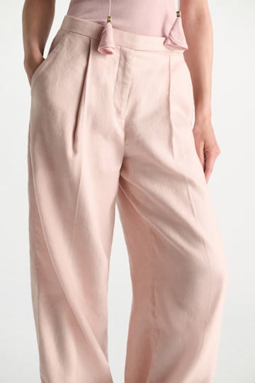 Dorothee Schumacher Linen-cotton pants powder