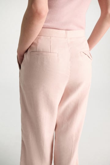 Dorothee Schumacher Linen-cotton pants powder