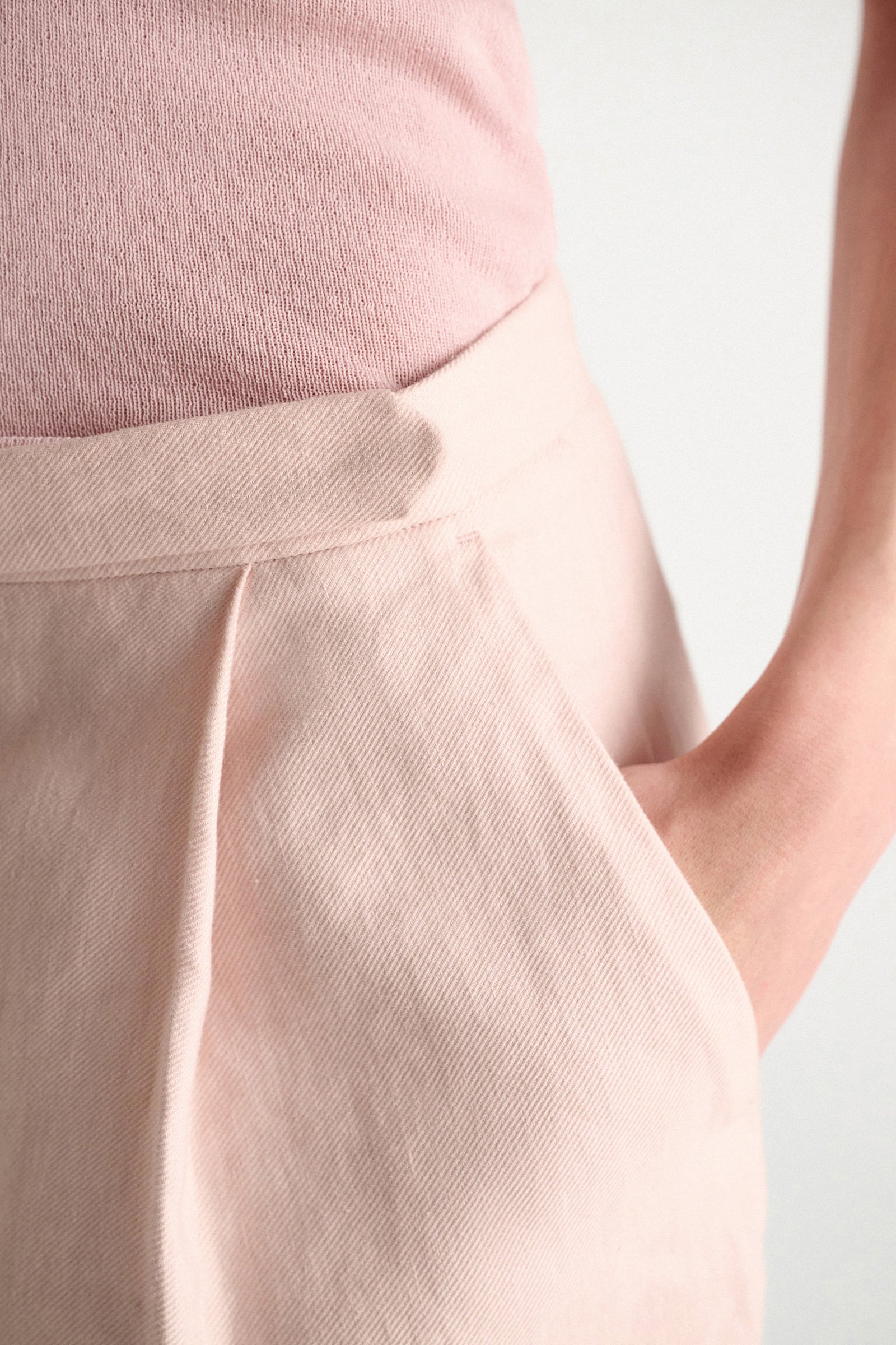 Dorothee Schumacher Linen-cotton pants powder