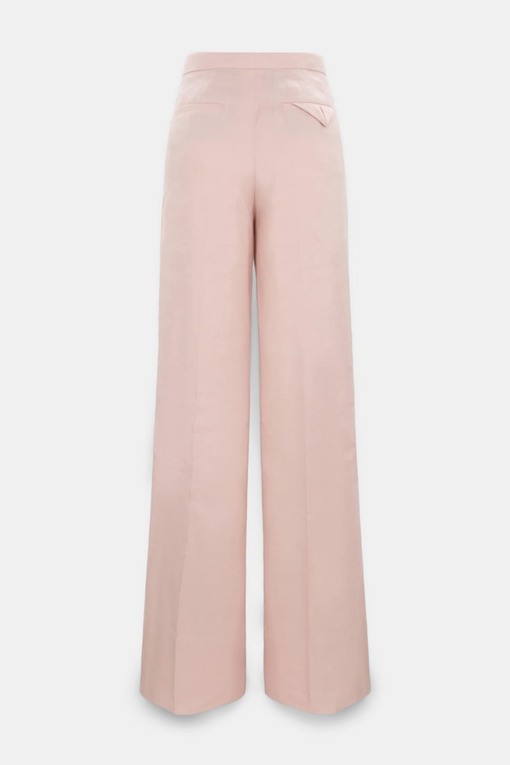Dorothee Schumacher Linen-cotton pants powder