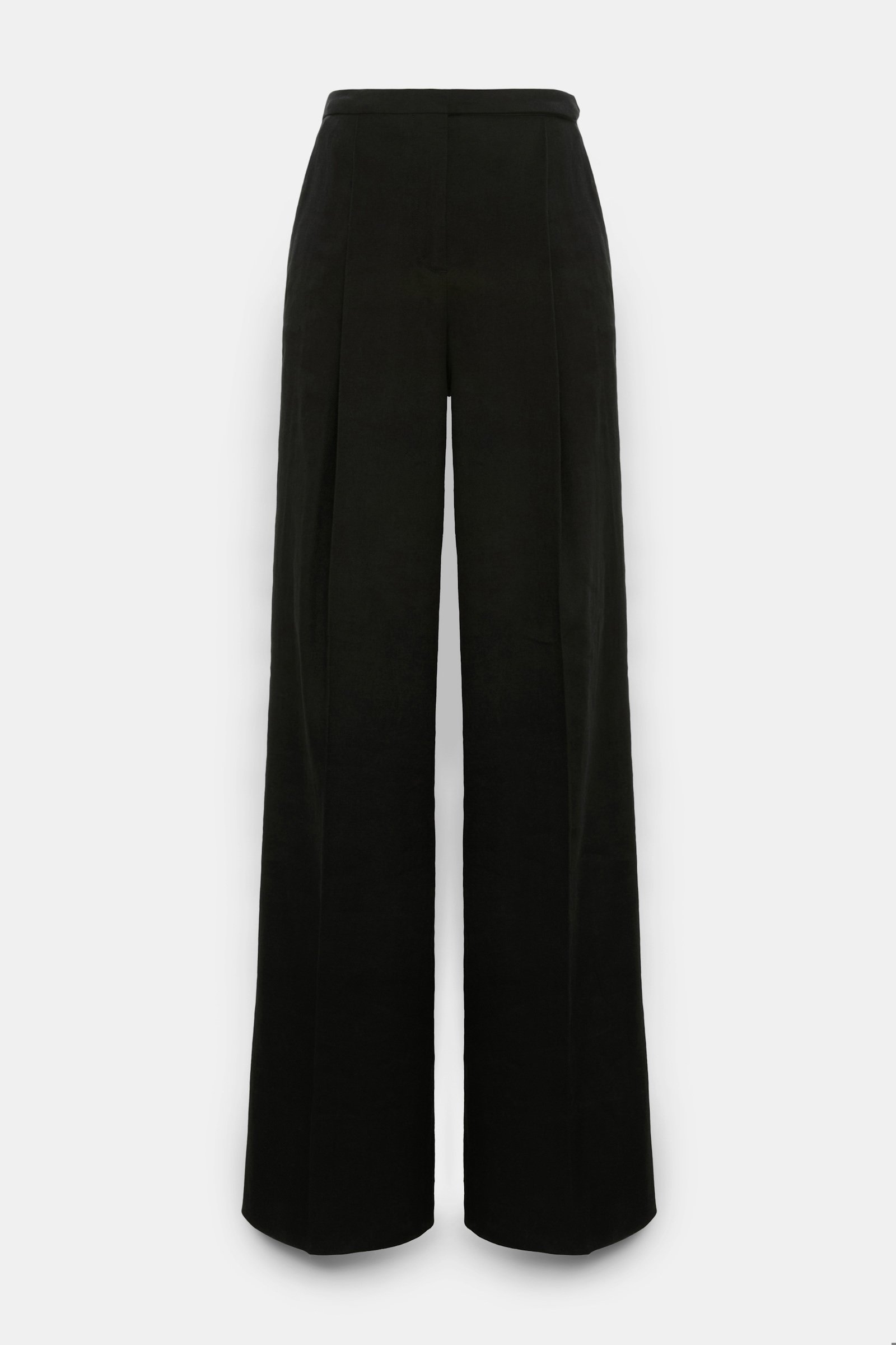 Dorothee Schumacher Linen-cotton pants pure black