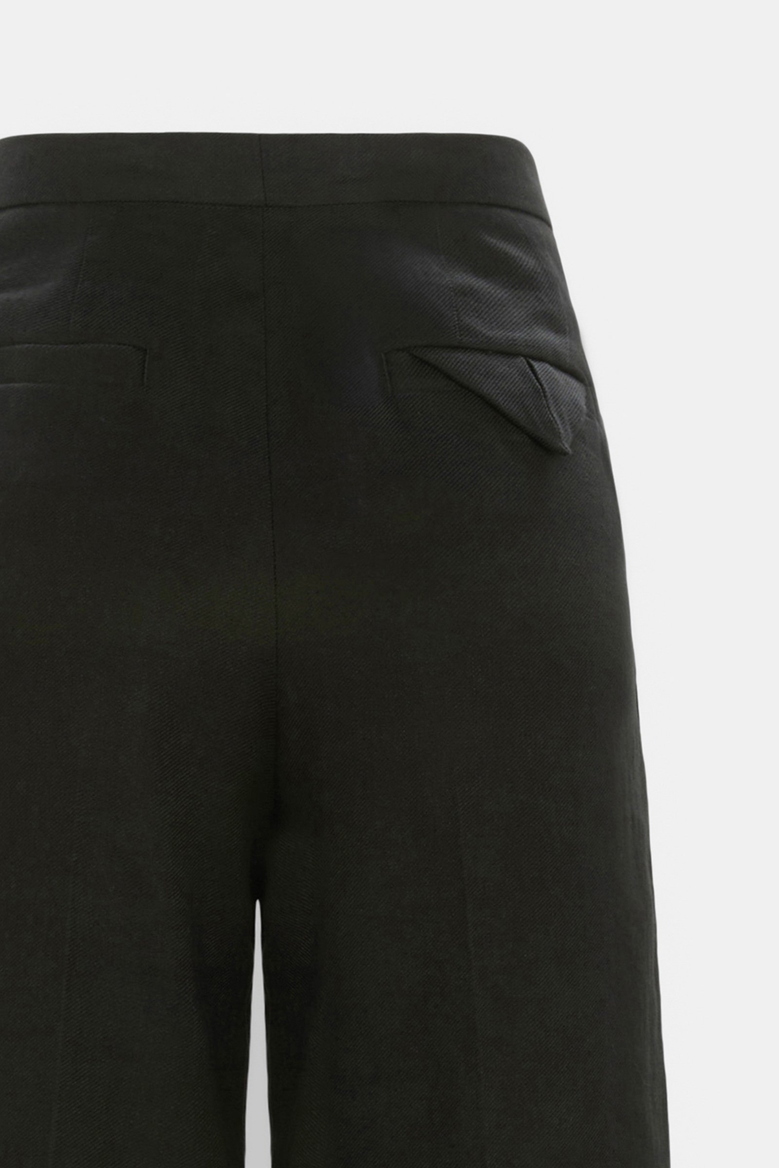 Dorothee Schumacher Linen-cotton pants pure black