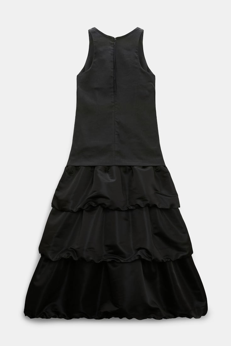 Dorothee Schumacher Patchwork-Kleid pure black