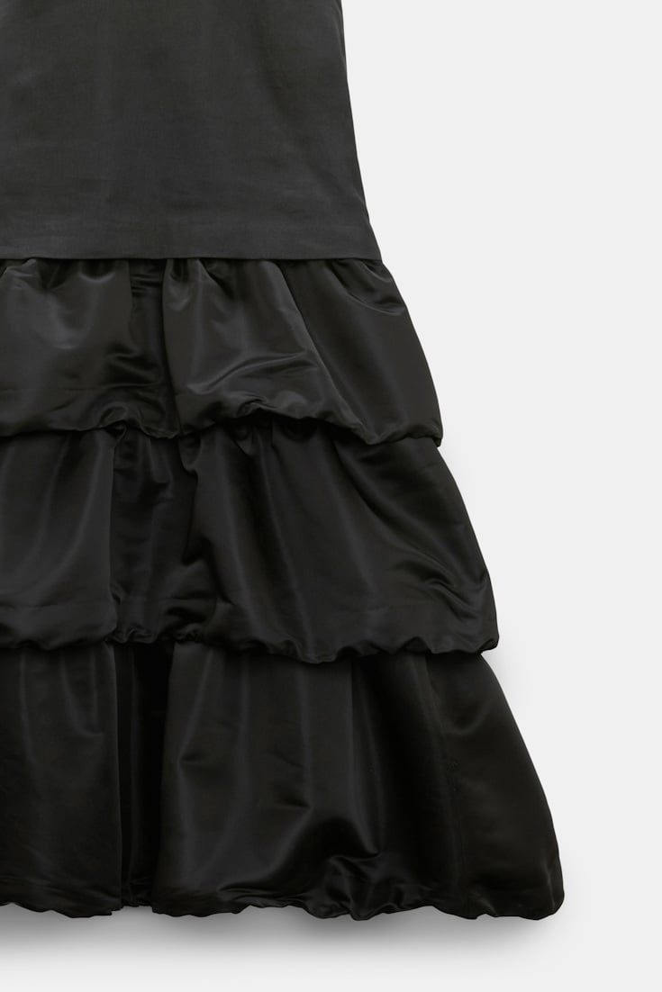 Dorothee Schumacher Patchwork-Kleid pure black