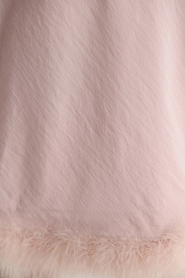 Dorothee Schumacher Kniellanger Rock mit Federn powder
