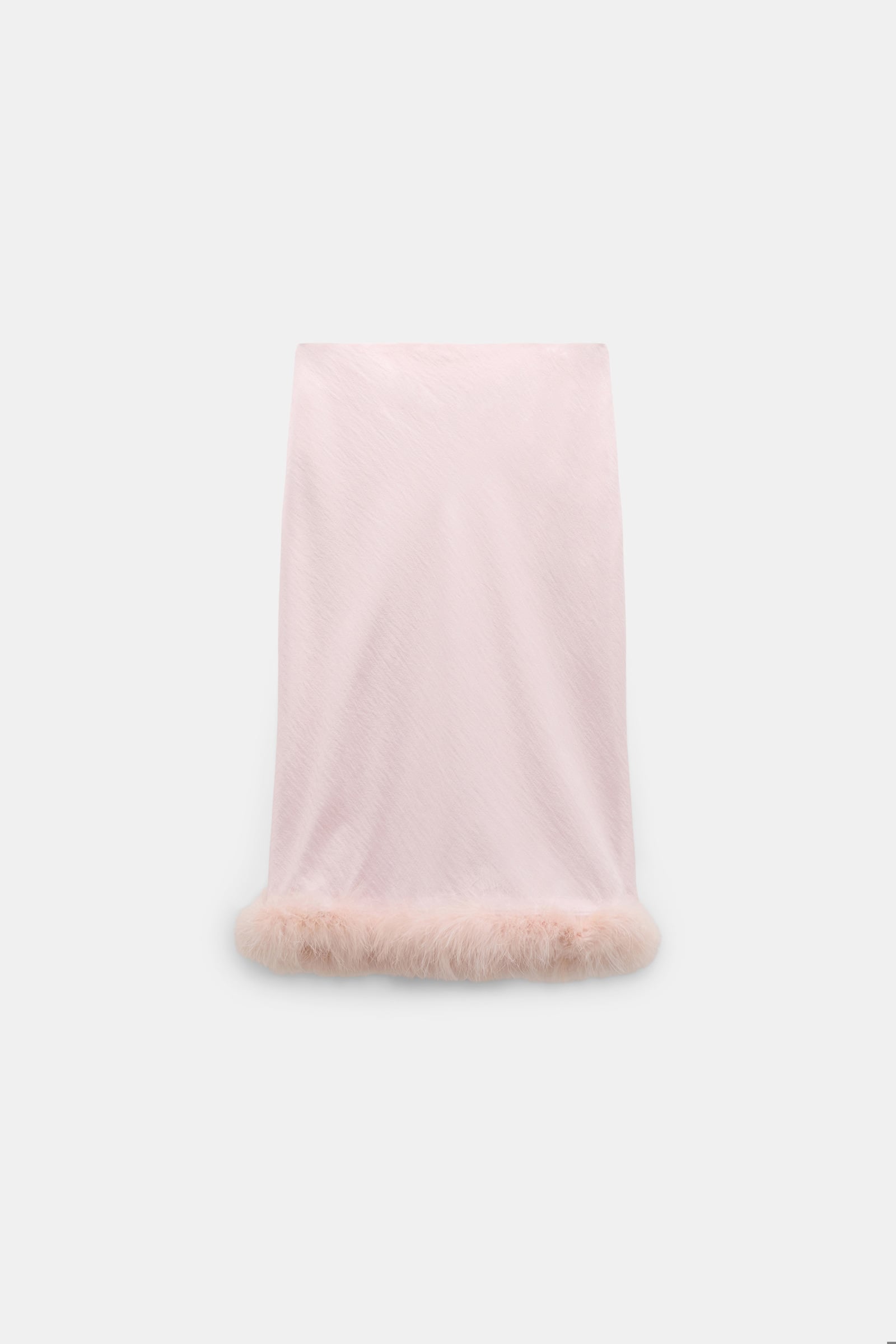 Dorothee Schumacher Kniellanger Rock mit Federn powder