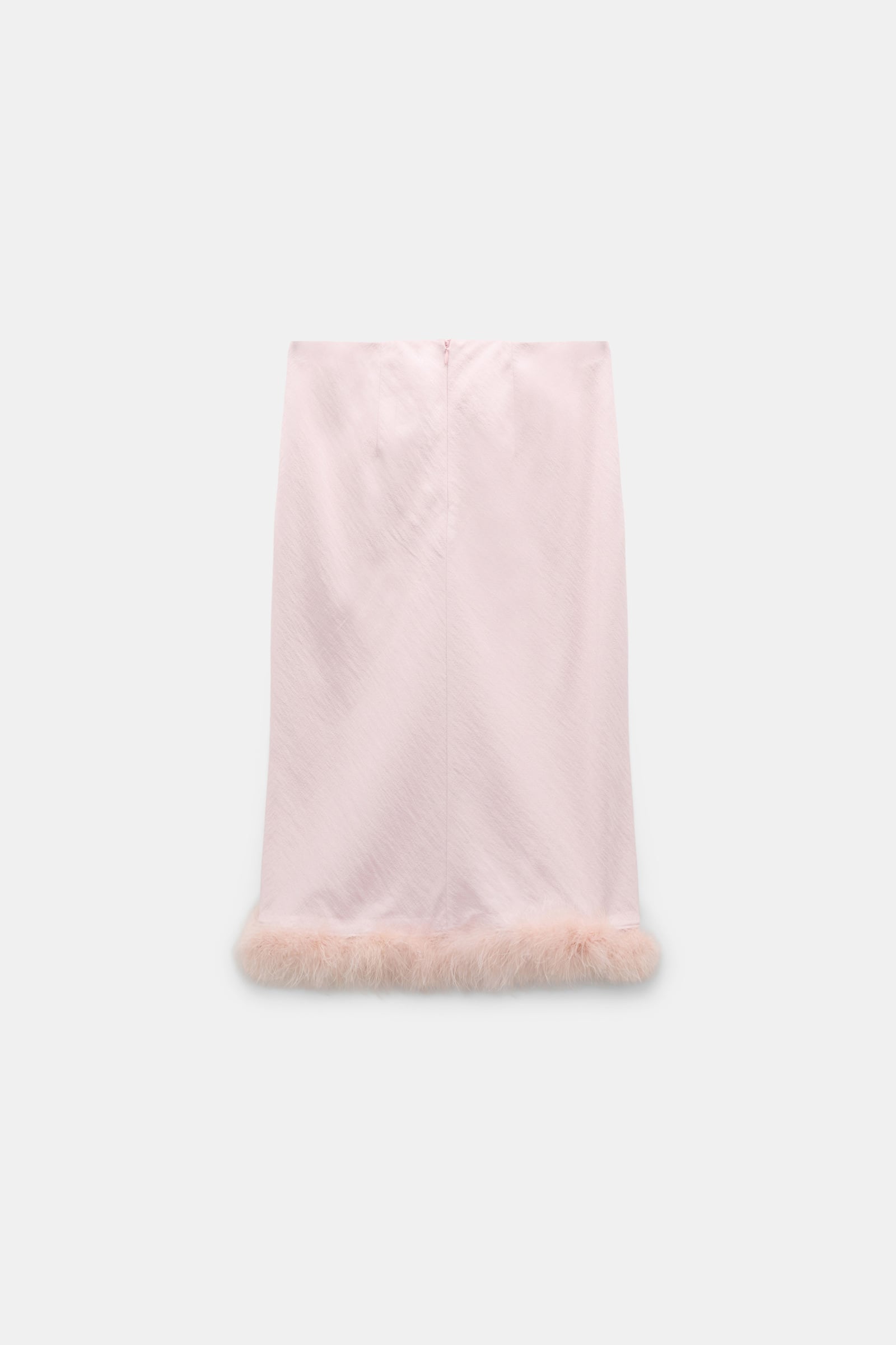 Dorothee Schumacher Kniellanger Rock mit Federn powder