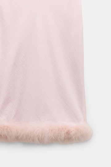 Dorothee Schumacher Kniellanger Rock mit Federn powder