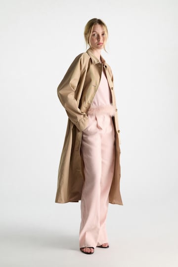 Dorothee Schumacher A-Linien Top mit Federn powder