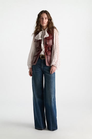 Dorothee Schumacher Lederweste marsala