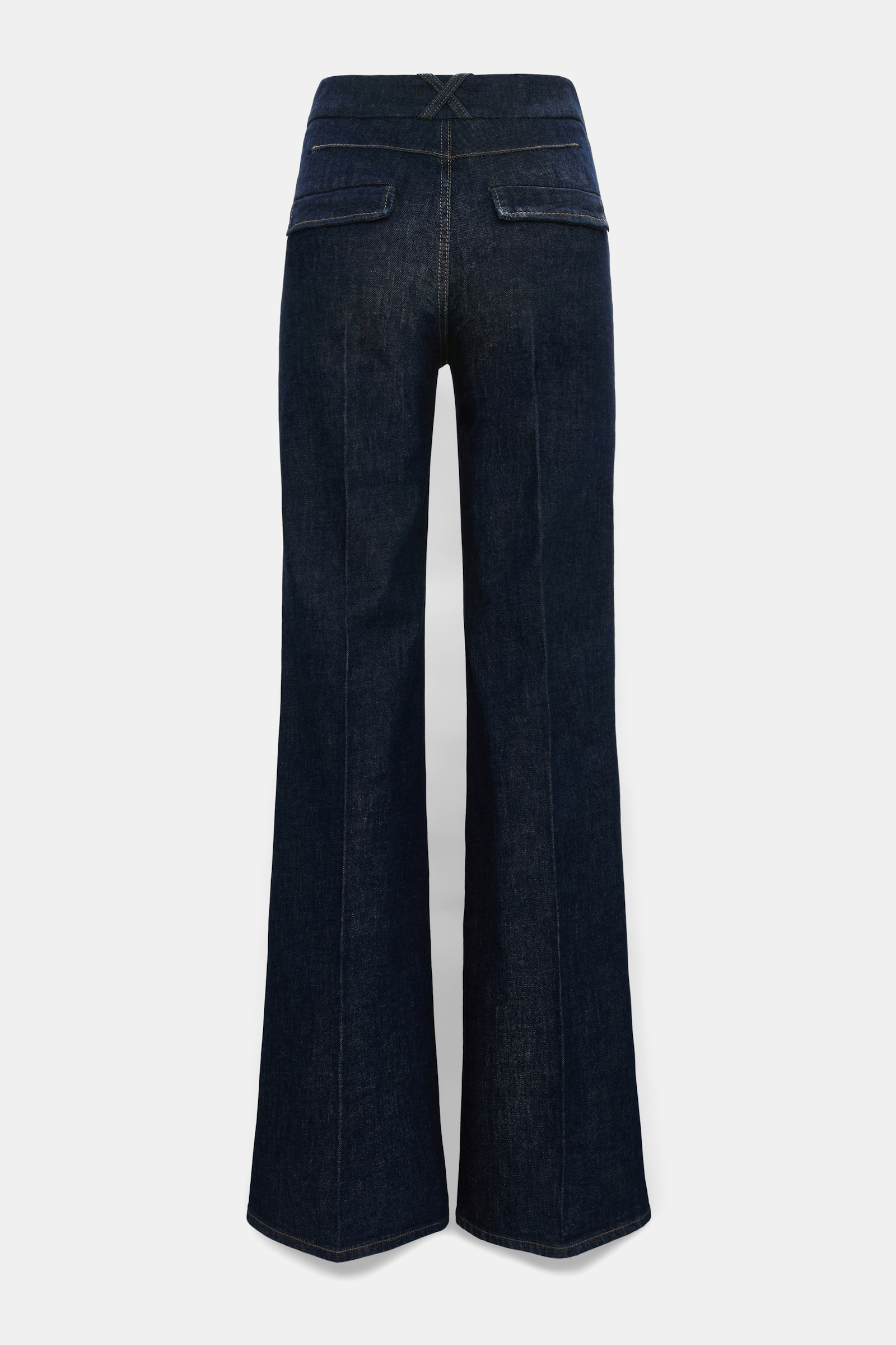 Dorothee Schumacher Flared jeans with pockets dark denim