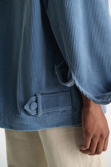 Dorothee Schumacher Cotton corduroy shirt-jacket milky blue