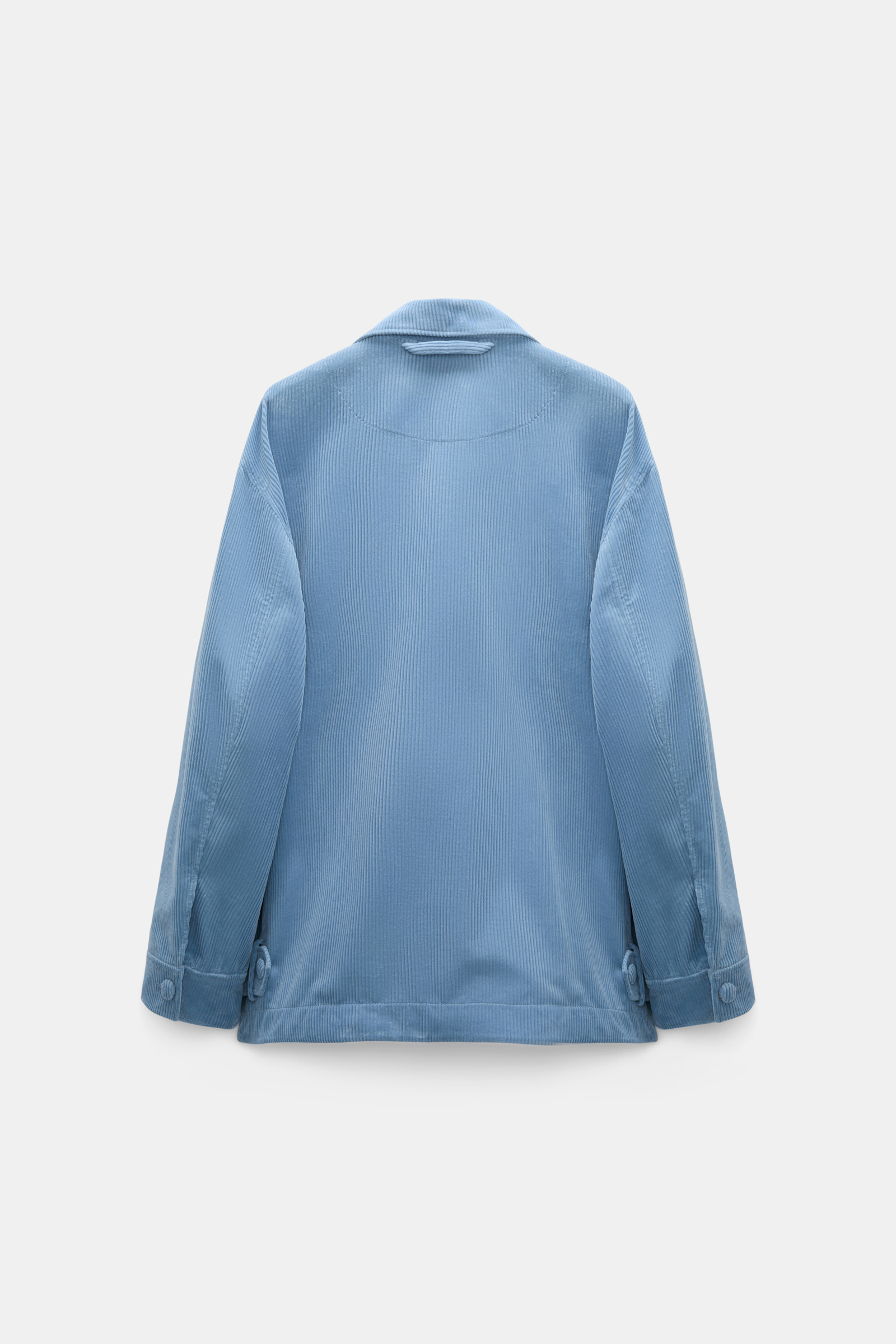 Dorothee Schumacher Cotton corduroy shirt-jacket milky blue
