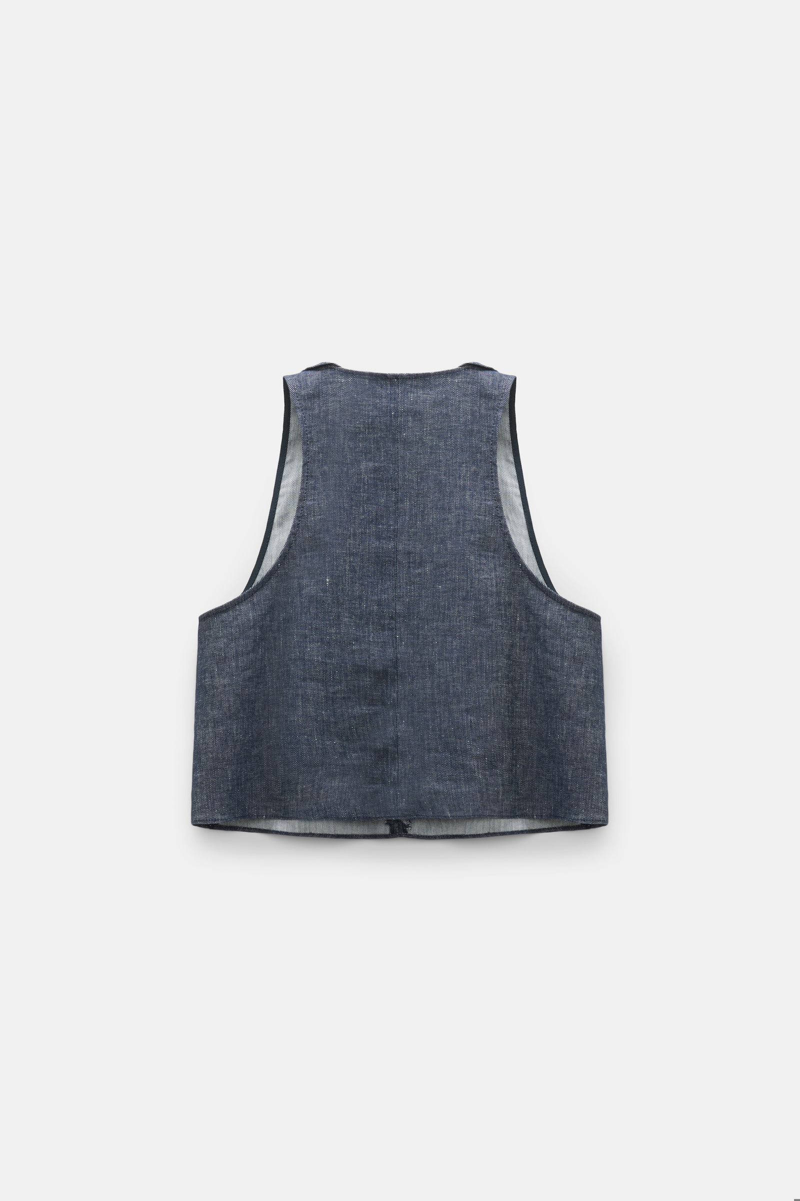 Dorothee Schumacher Top aus Baumwolle und Leinen denim blue