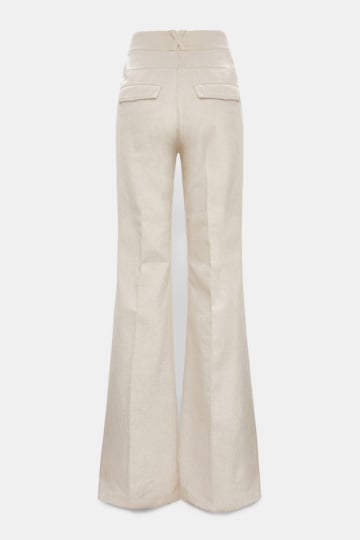 Dorothee Schumacher Cotton-linen flares champagner