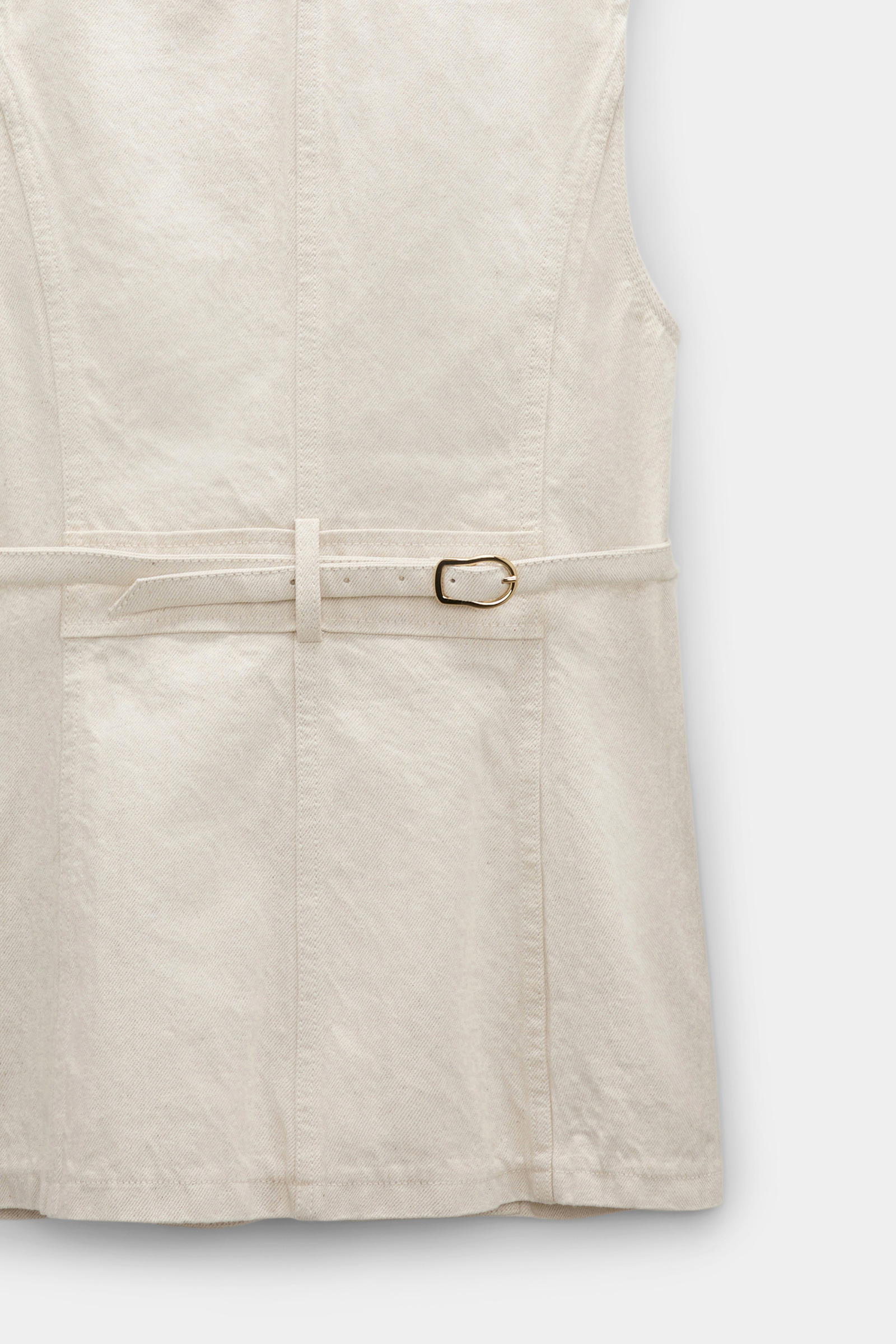 Dorothee Schumacher Cotton-linen vest champagner