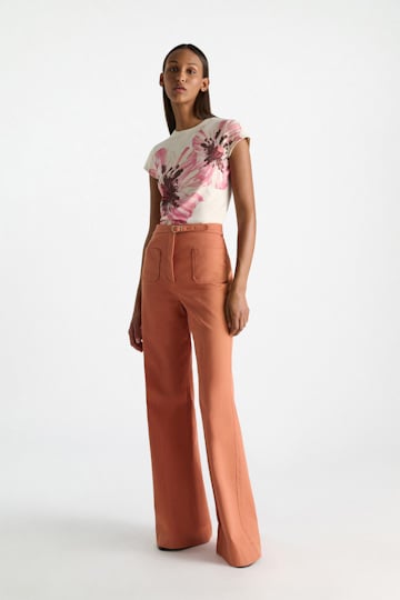 Dorothee Schumacher Flared Pants aus Baumwolle ginger