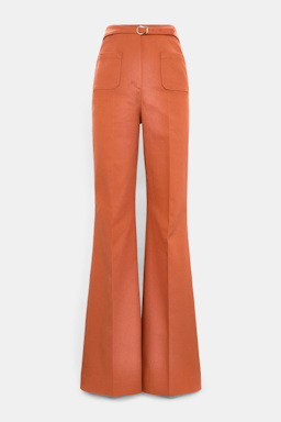 Dorothee Schumacher Flared Pants aus Baumwolle ginger