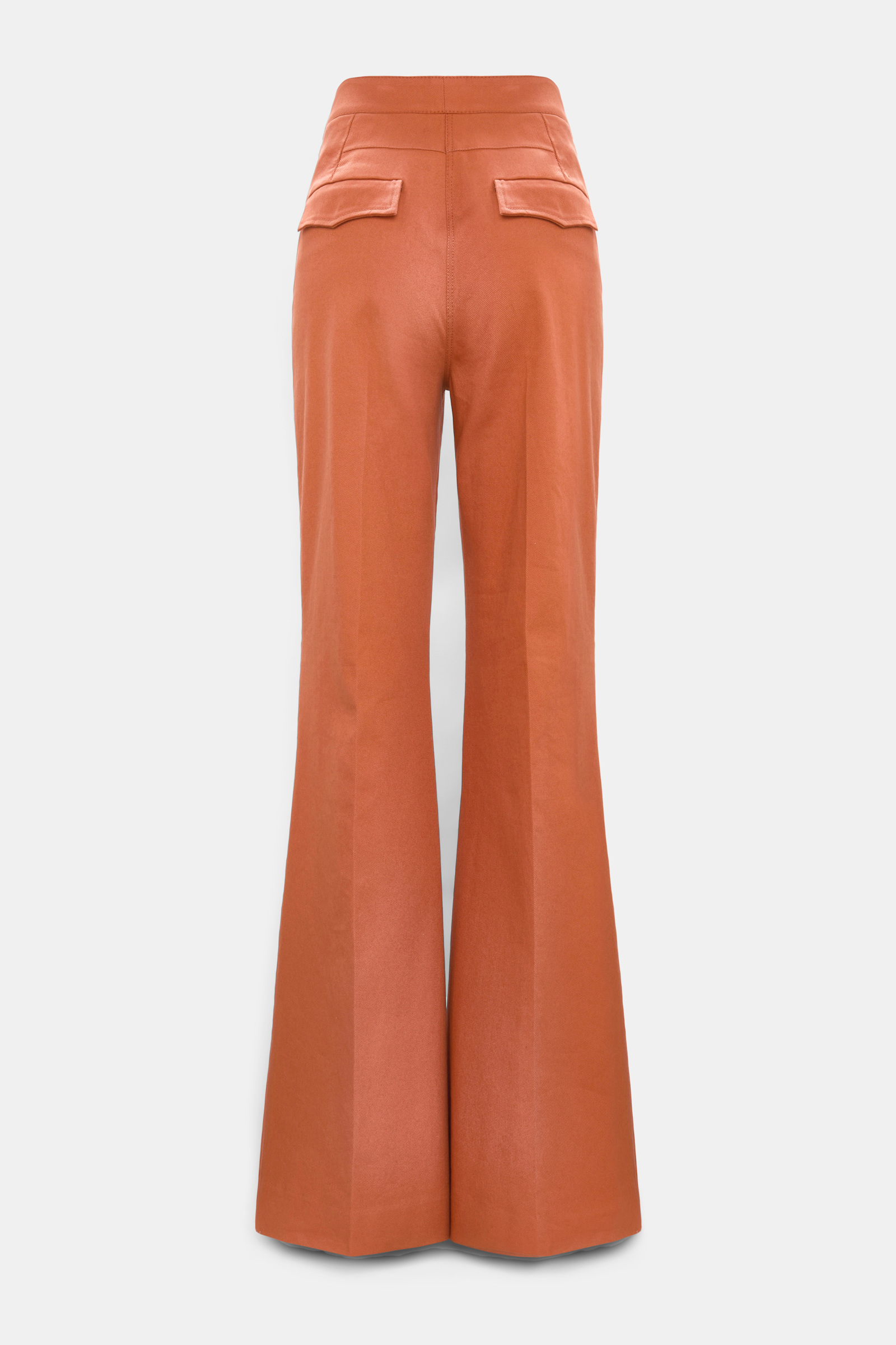 Dorothee Schumacher Flared Pants aus Baumwolle ginger
