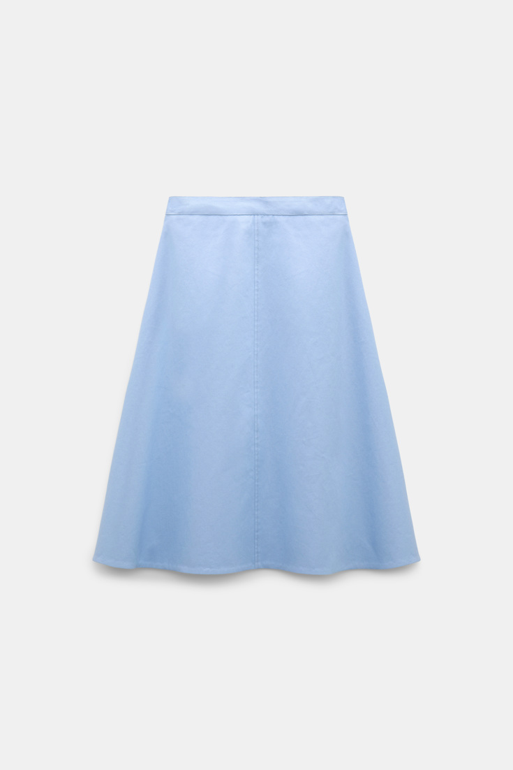 Dorothee Schumacher Rock aus Baumwolle mineral blue