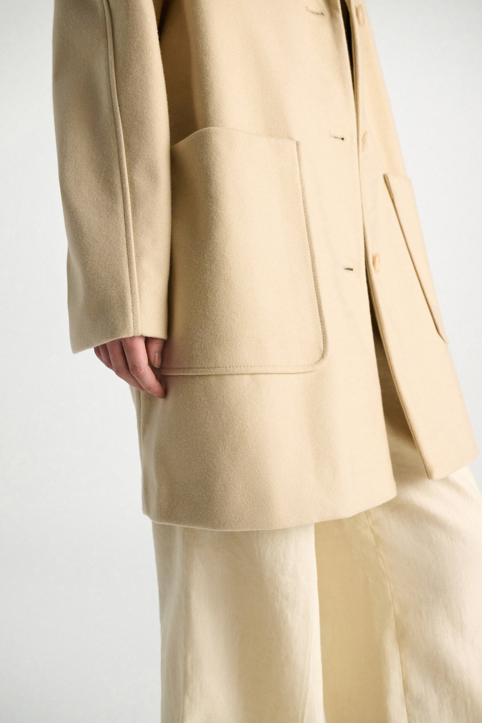 Dorothee Schumacher Double bonded coat banana