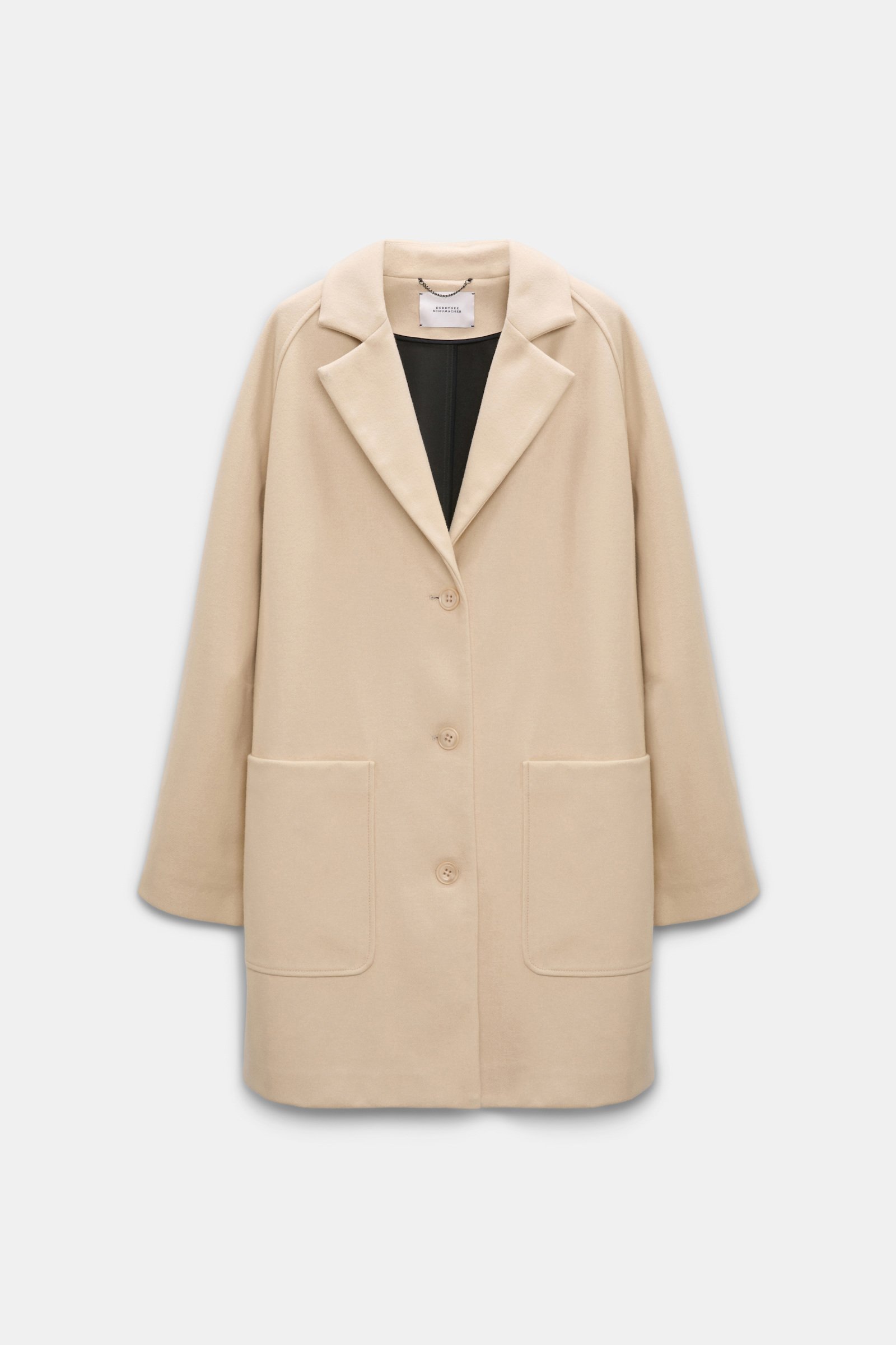 Dorothee Schumacher Double bonded coat banana