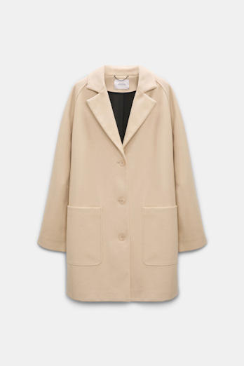 Dorothee Schumacher Double bonded coat banana