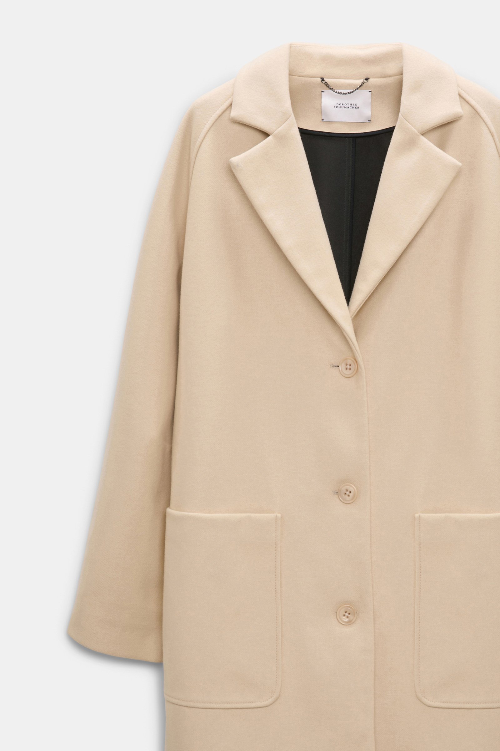 Dorothee Schumacher Double bonded coat banana