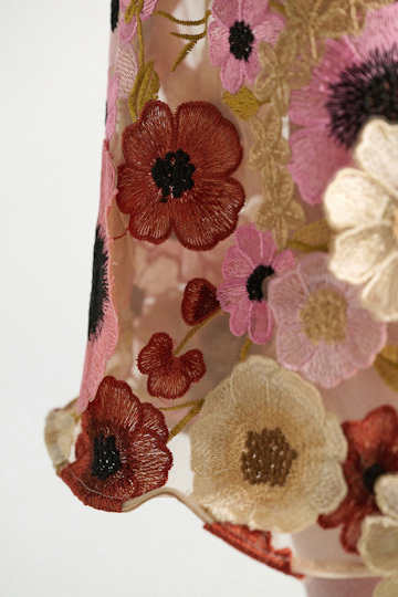 Dorothee Schumacher Midi-Rock mit dreidimensionaler Blumensttickerei Multi Flower