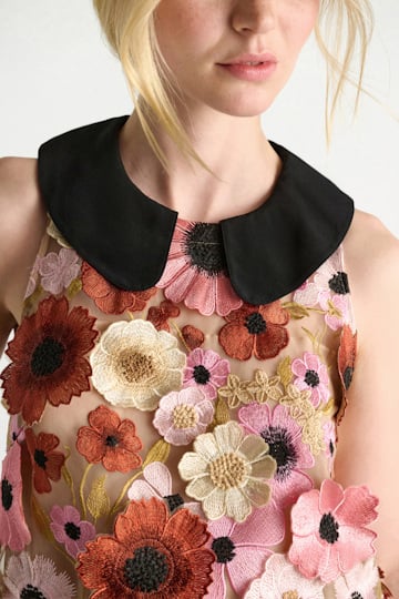 Dorothee Schumacher A-Linien Top mit dreidimensionaler Blumenstickerei Multi Flower